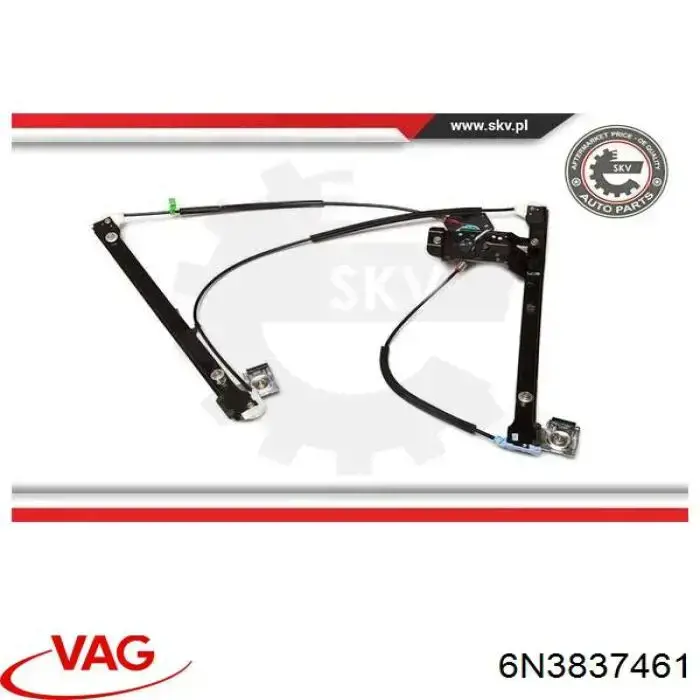 Mecanismo elevalunas delantero izquierdo VAG 6N3837461 precio, desde 64,11 EUR