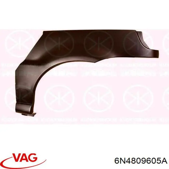 Aleta trasera izquierda 6N4809605A VAG