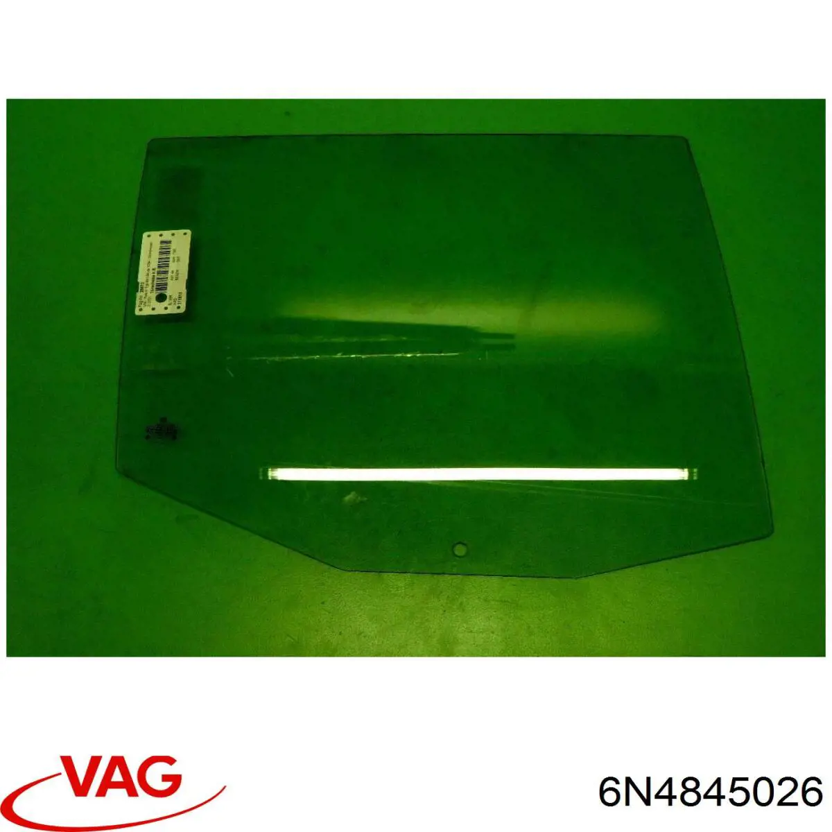 6N4845026 VAG Cristal de puerta trasera derecha