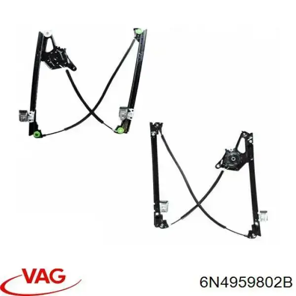 Motor eléctrico, elevalunas, puerta del conductor VAG 6N4959802B precio, desde 53,74 EUR