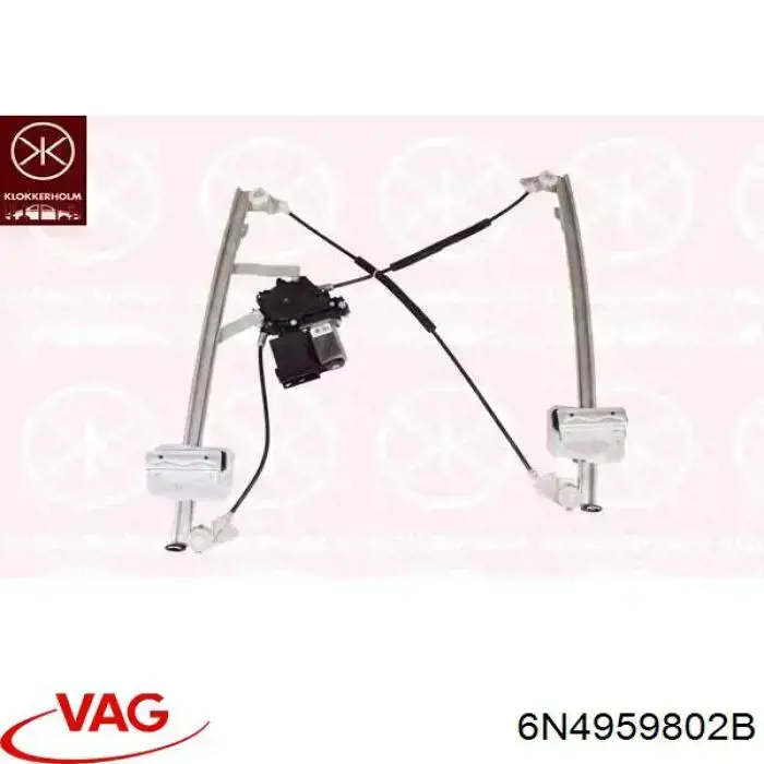 Motor del elevalunas eléctrico 6N4959802B VAG