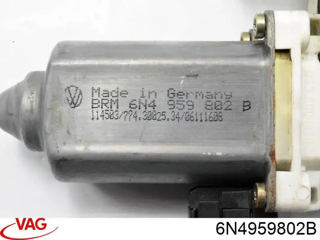 Motor eléctrico, elevalunas, puerta delantera izquierda VAG 6N4959802B
