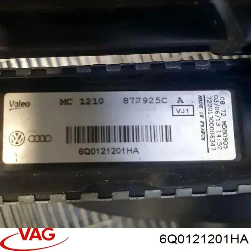 Água radiador VAG 6Q0121201HA precio, desde 56,53 EUR