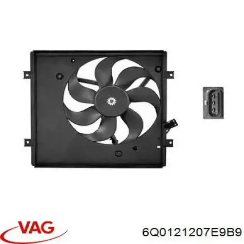Comprar 6Q0121207E VAG Bastidor, radiador