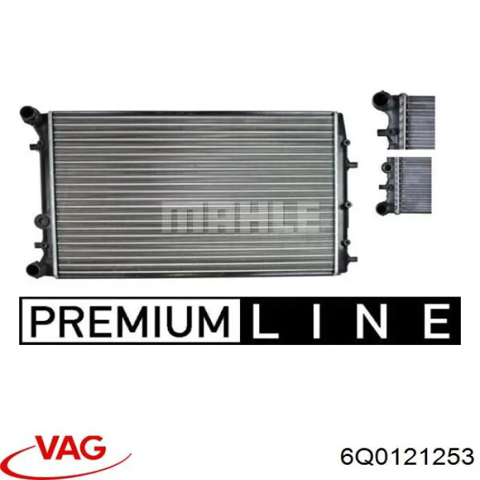 Radiador 6Q0121253 VAG