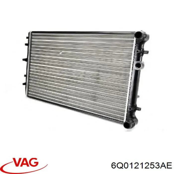 Radiador 6Q0121253AE VAG