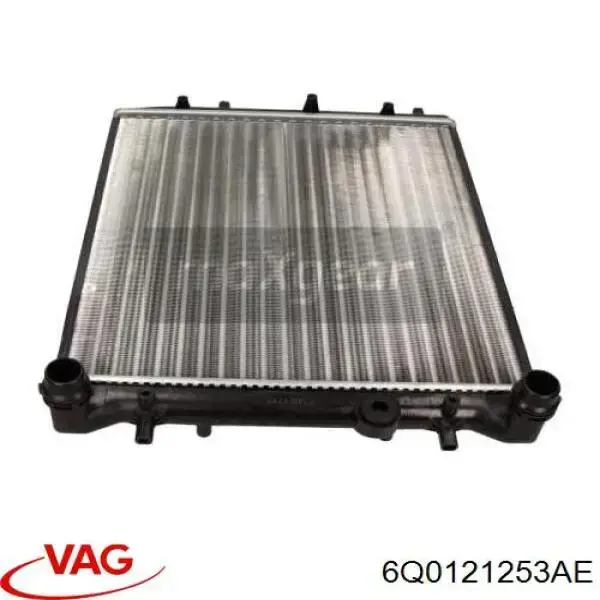 6Q0121253AE VAG radiador refrigeración del motor