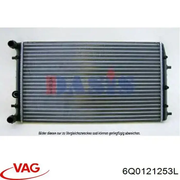 Comprar 6Q0121253L VAG Radiador de auto