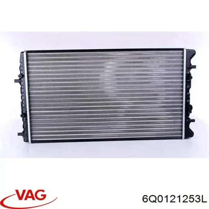 Radiador 6Q0121253L VAG
