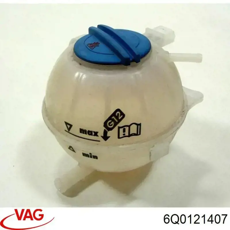 6Q0121407 VAG vaso de expansión, refrigerante