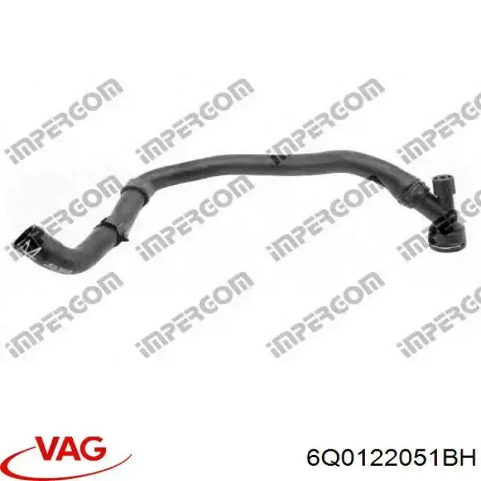 Manguera inferior del radiador VAG 6Q0122051BH precio, desde 33,82 EUR