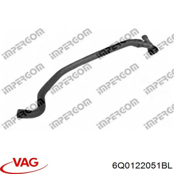 Comprar 6Q0122051BL VAG Manguera inferior del radiador