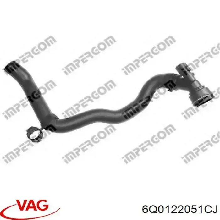 Manguera inferior del radiador VAG 6Q0122051CJ precio, desde 18,01 EUR
