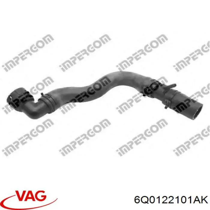 Manguera superior del radiador VAG 6Q0122101AK precio, desde 22,03 EUR