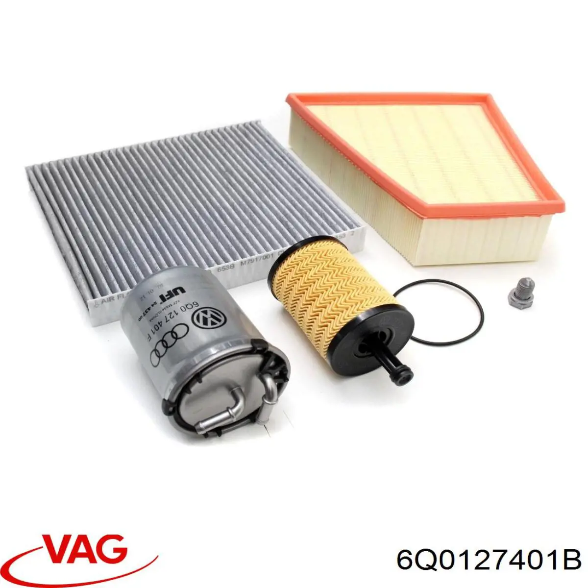 Filtro de combustible 6Q0127401B VAG