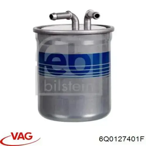 6Q0127401F VAG Filtro de gasolina