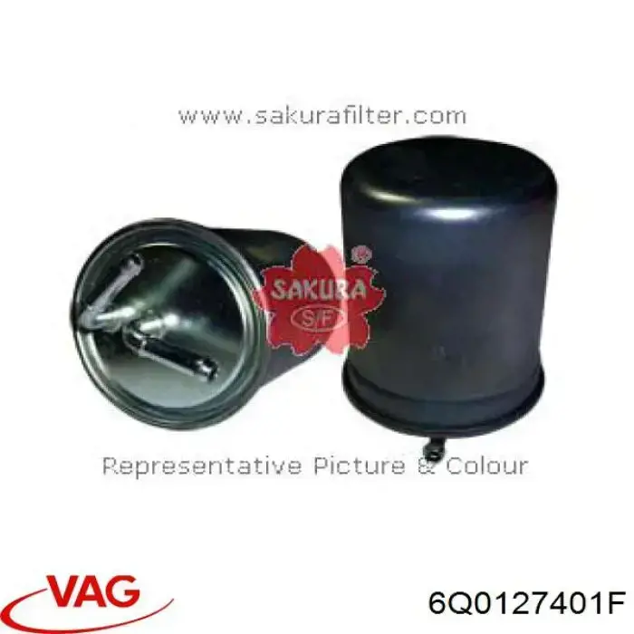 Filtro combustible VAG 6Q0127401F precio, desde 19,21 EUR