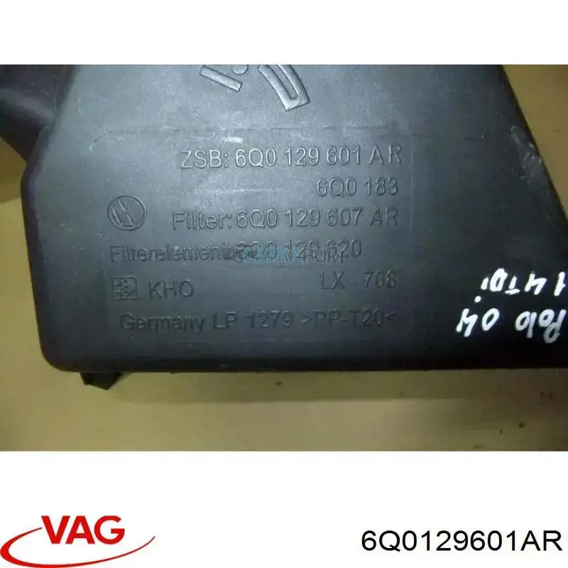 Caja del filtro de aire VAG 6Q0129601AR precio, desde 42,11 EUR