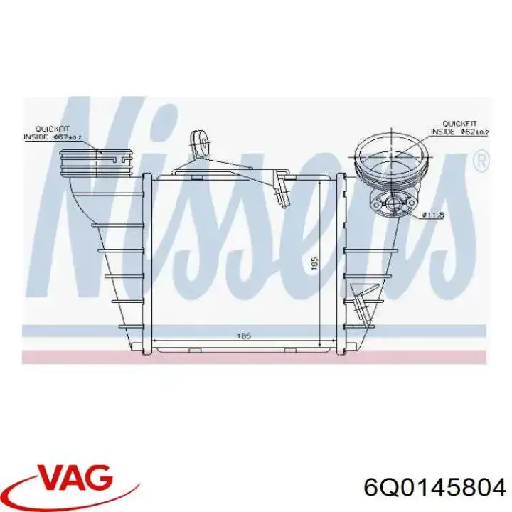 Intercooler 6Q0145804 VAG