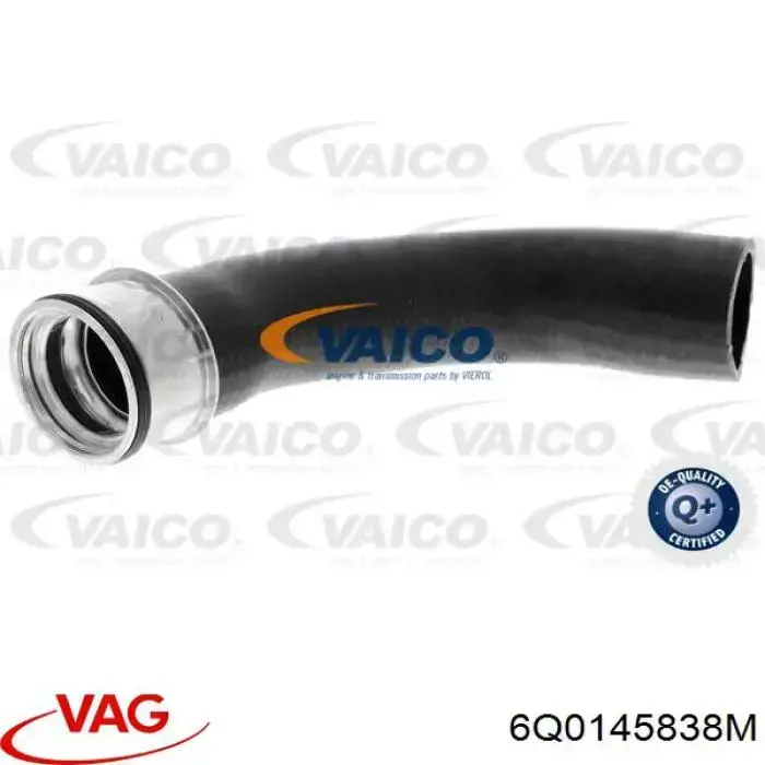 6Q0145838M VAG tubo flexible de aire de sobrealimentación superior derecho