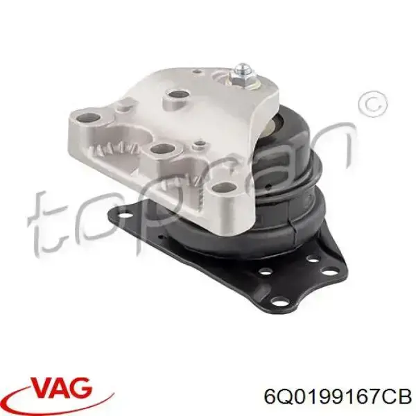 6Q0199167CB VAG soporte de motor derecho