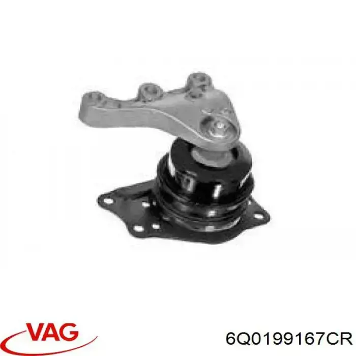 6Q0199167CR VAG soporte de motor derecho