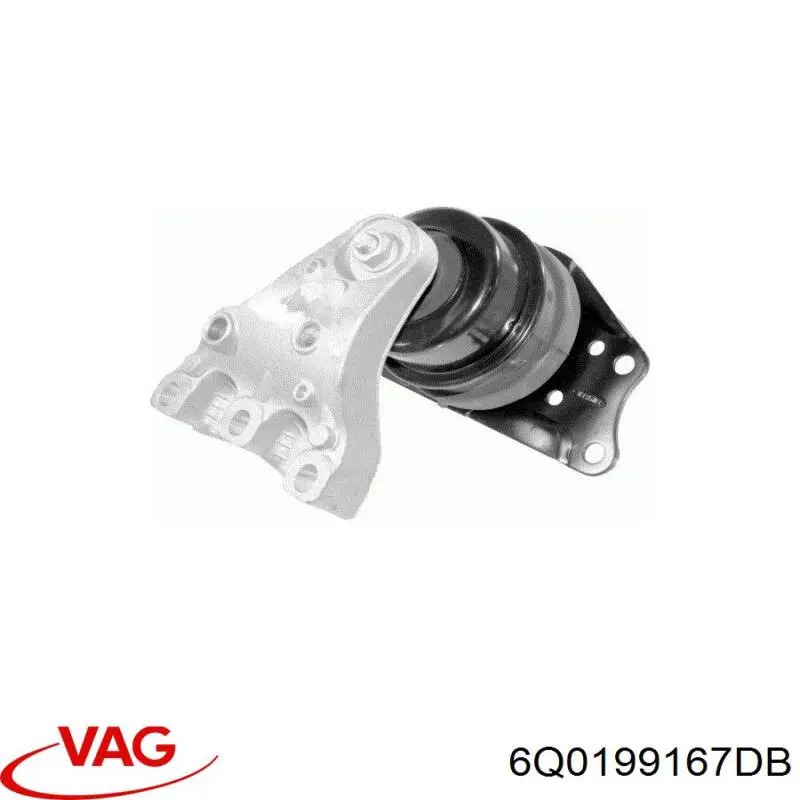 Comprar 6Q0199167DB VAG Soporte de motor derecho