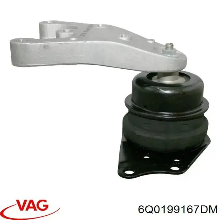 6Q0199167DM VAG Soporte de motor derecho
