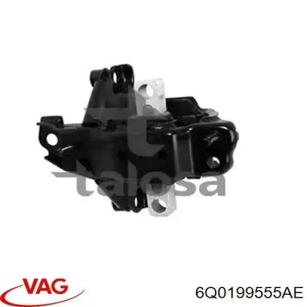 Soporte izquierdo del motor 6Q0199555AE VAG