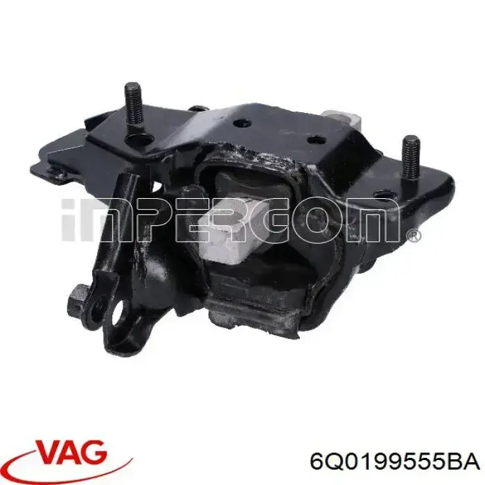 6Q0199555K VAG Soporte de motor trasero izquierdo