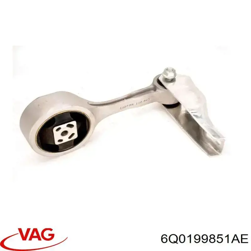 6Q0199851AE VAG soporte de motor trasero