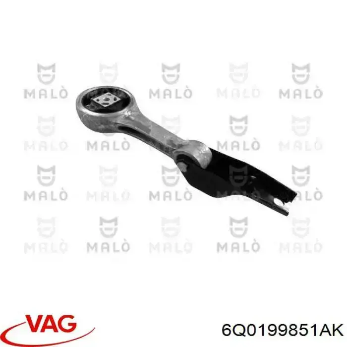 Soporte de motor trasero Skoda Fabia 2 5J2, 542, 572, 582