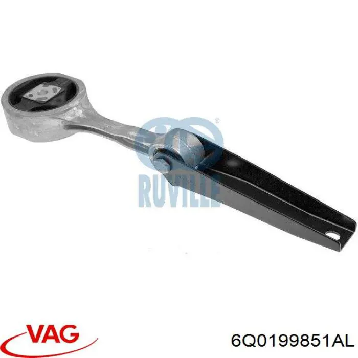 Soporte de motor trasero 6Q0199851AL VAG