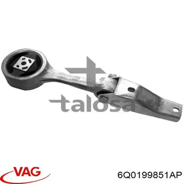 Soporte de motor trasero Seat Ibiza 6J8, 6P8