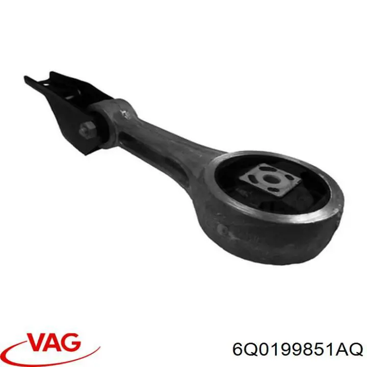6Q0199851AQ VAG soporte de motor trasero