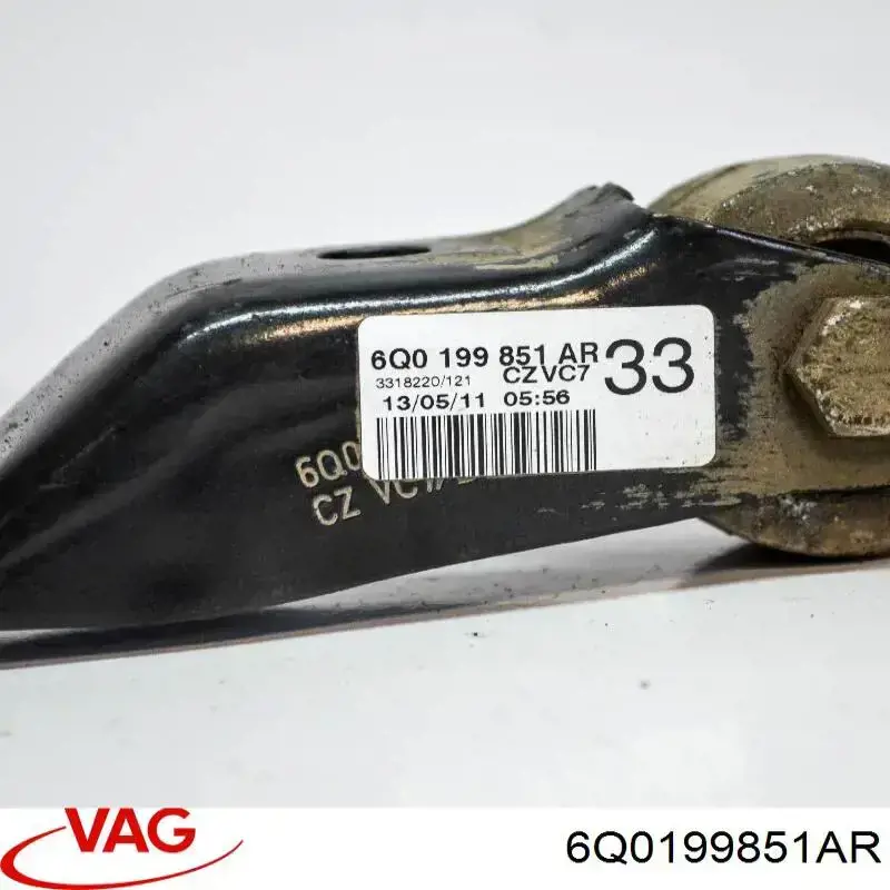 Soporte de motor trasero 6Q0199851AR VAG