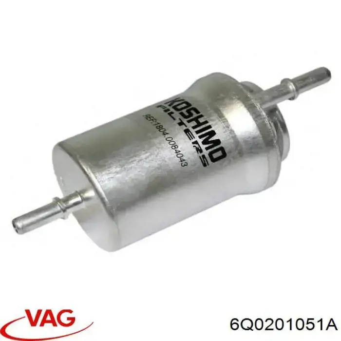 Filtro de combustible 6Q0201051A VAG