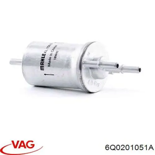 6Q0201051A VAG Filtro de gasolina