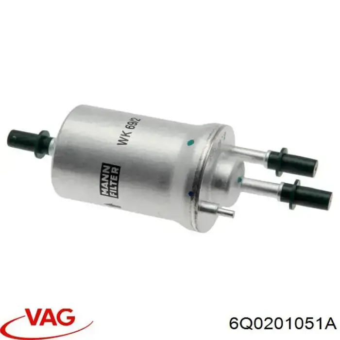6Q0201051A VAG filtro combustible