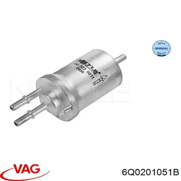 Filtro combustible VAG 6Q0201051B precio, desde 15,99 EUR