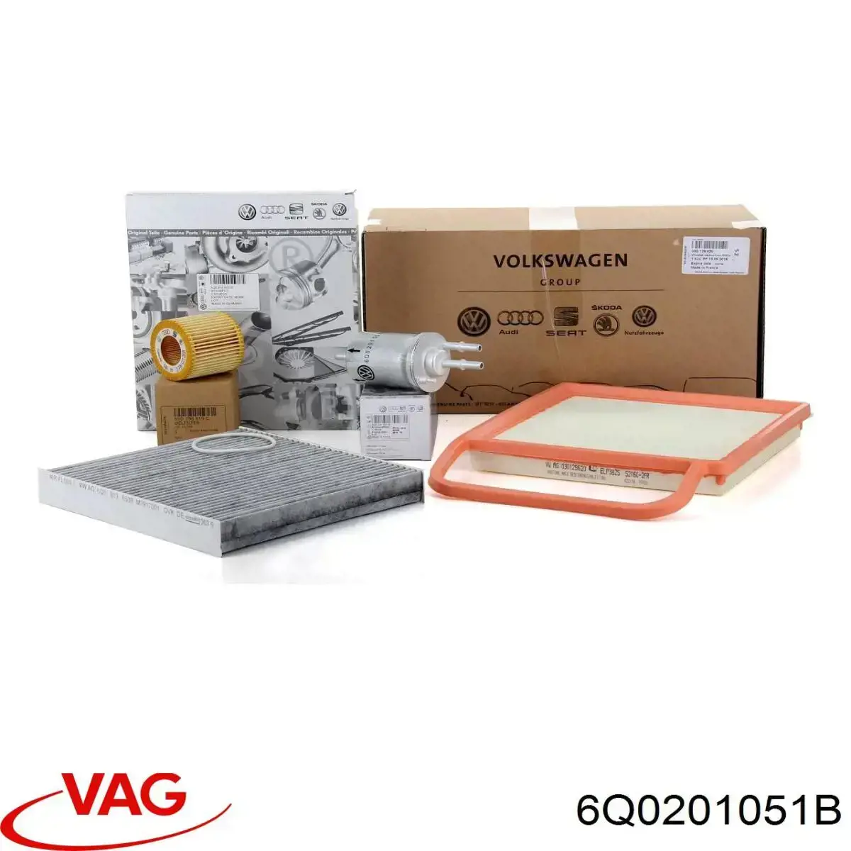 Filtro de gasoil VAG 6Q0201051B