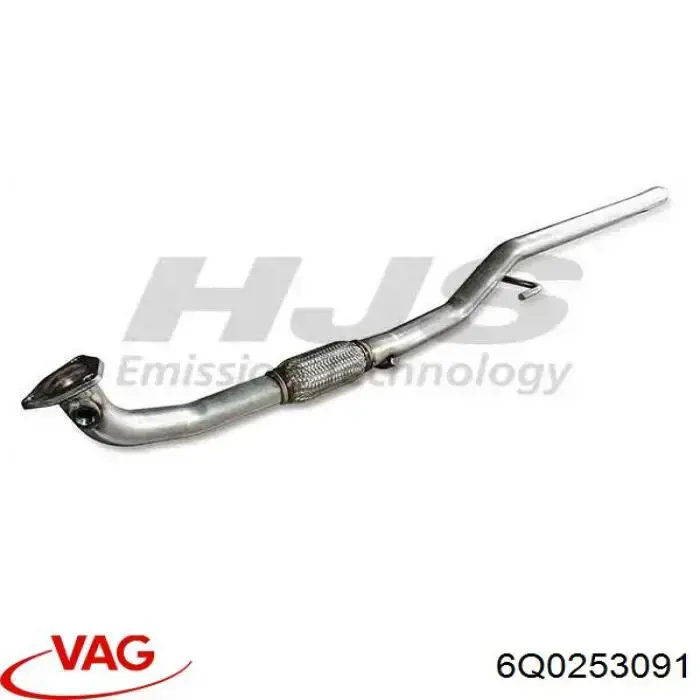Silenciador, sección delantera VAG 6Q0253091 precio, desde 102,34 EUR