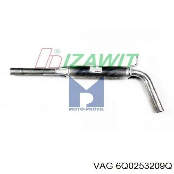 Silenciador trasero VAG 6Q0253209Q precio, desde 52,68 EUR
