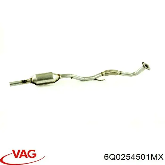 Silenciador delantero 6Q0254504X VAG