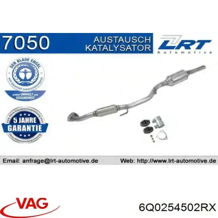 Silenciador de escape delantero  VAG 6Q0254502RX precio, desde 192,35 EUR