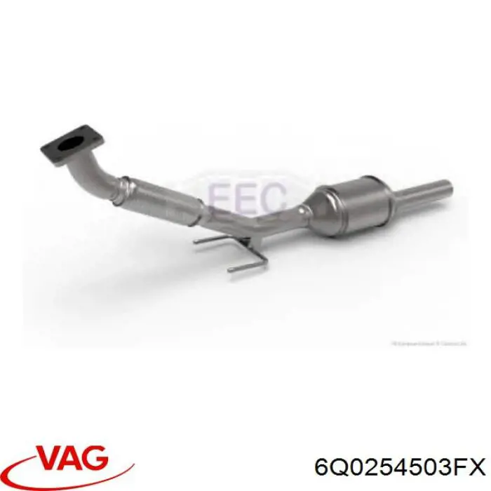 Silenciador, sección delantera VAG 6Q0254503FX precio, desde 377,99 EUR