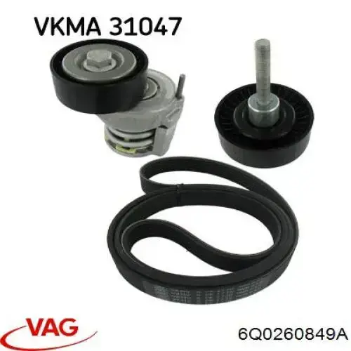 Comprar 6Q0260849A VAG Correa trapezoidal