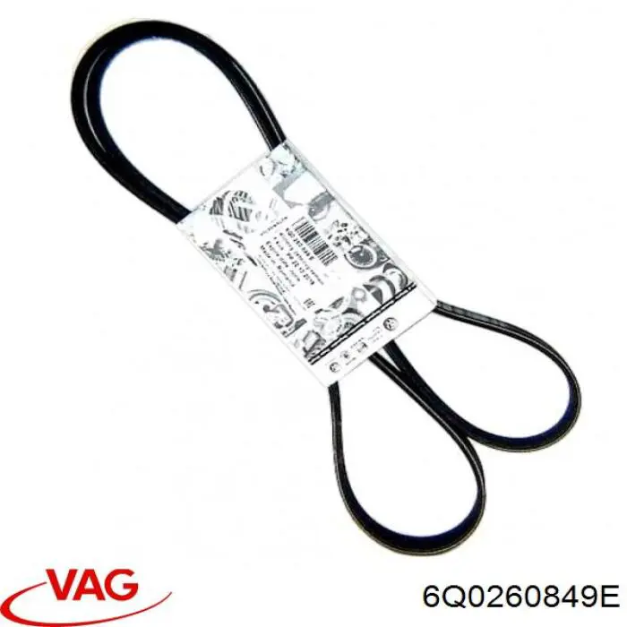 Correa accesorios VAG 6Q0260849E