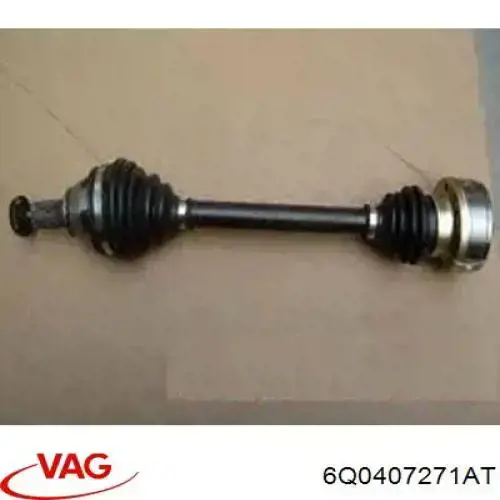 Comprar 6Q0407271AT VAG Semieje delantero izquierdo