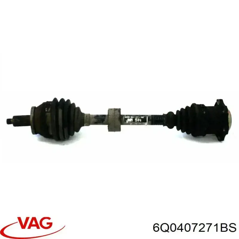 Comprar 6Q0407271BS VAG Semieje delantero izquierdo
